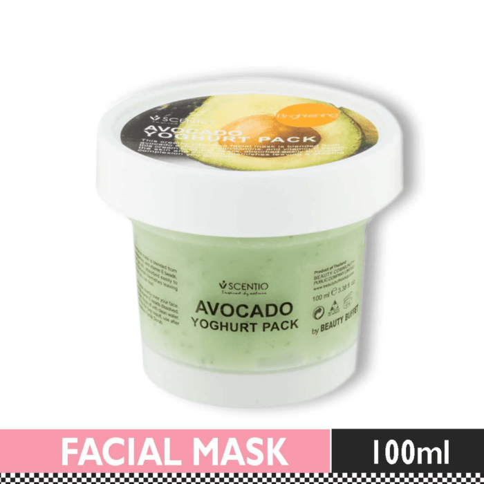 Scentio Avocado Brightening Yogurt Pack