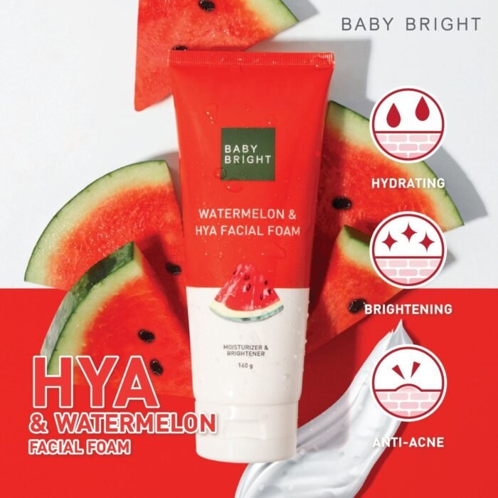 Baby Bright Watermelon & Hya Facial Foam Baby Bright Watermelon & Hya Facial Foam