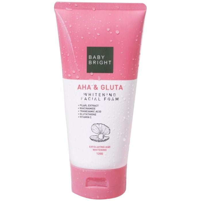 Baby Bright Aha & Gluta Whitening Facial Foam Baby Bright Aha & Gluta Whitening Facial Foam