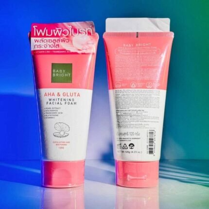 Baby Bright Aha & Gluta Whitening Facial Foam
