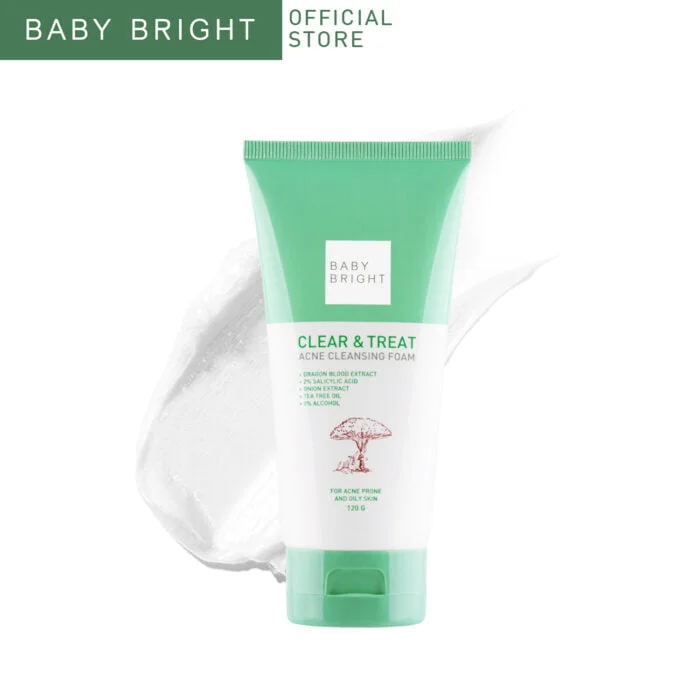 Baby Bright Clear & Treat Acne Cleansing Foam