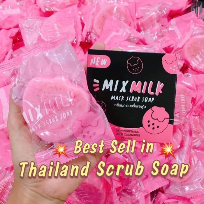 Mix Milk Mask Scrub Soap Mix Milk Mask Scrub Soap