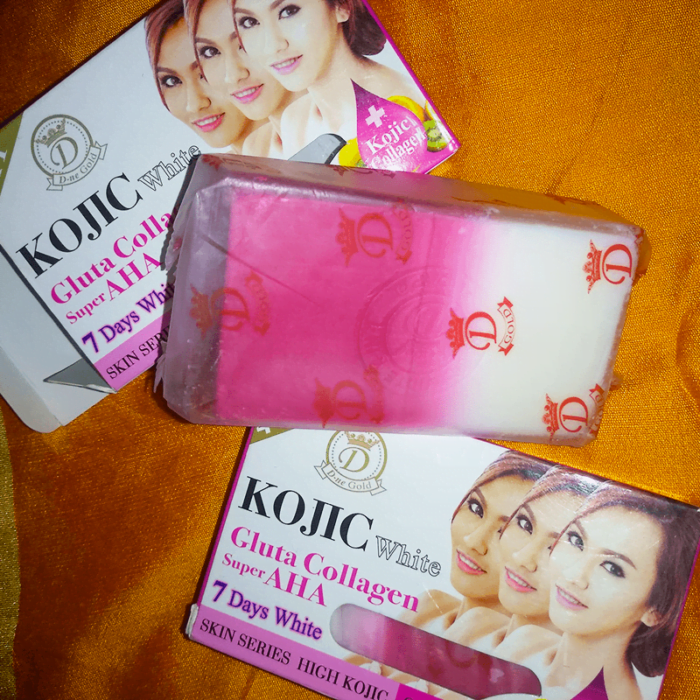 KOJIC White Gluta Collagen Super Aha Soap
