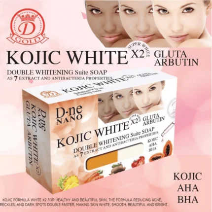 D-ne Nano Kojic White Gluta Arbutin Soap