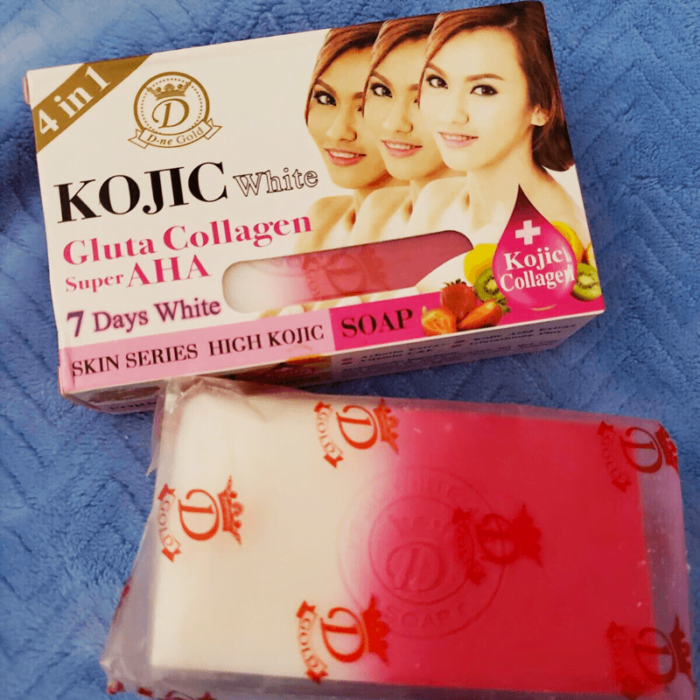 KOJIC White Gluta Collagen Super Aha Soap
