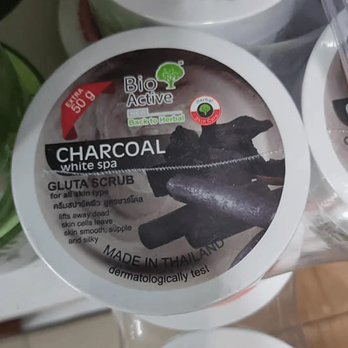 Bio Active Gluta Scrub Charcoal