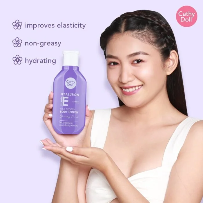 Cathy Doll Hyaluron Vitamin E Milk Protion Body Lotion