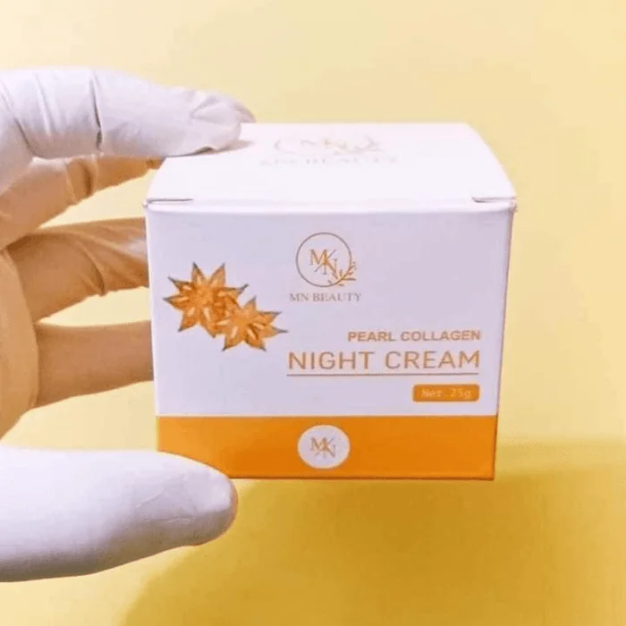 MN Beauty Pearl Collagen Night Cream - Image 3