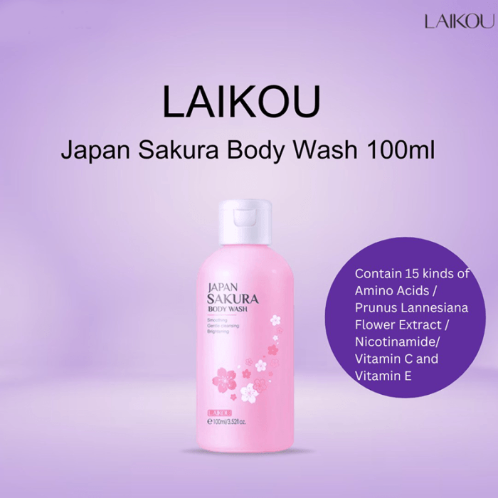Laikou Japan Sakura Body Wash Laikou Japan Sakura Body Wash