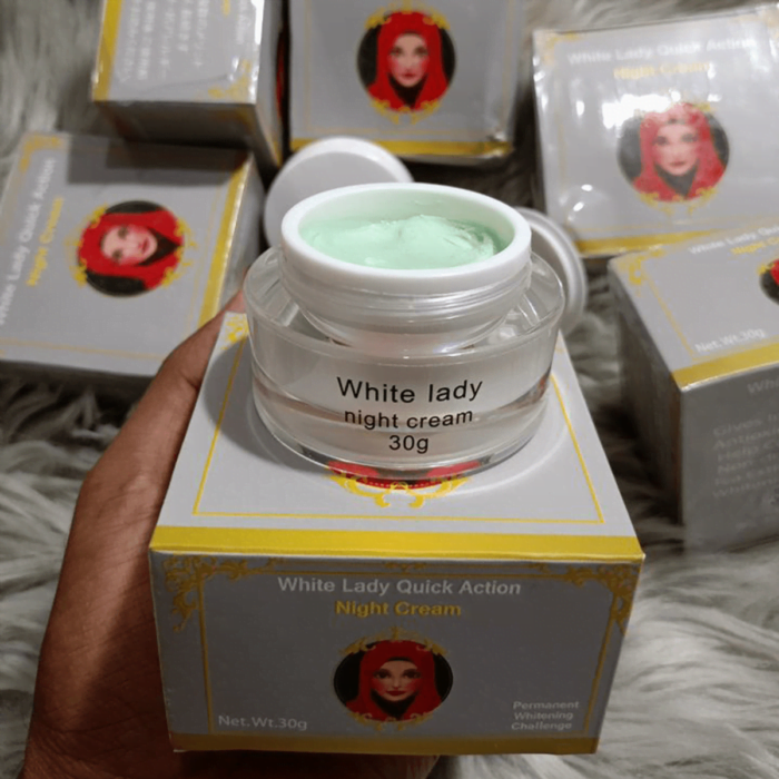 white lady night cream