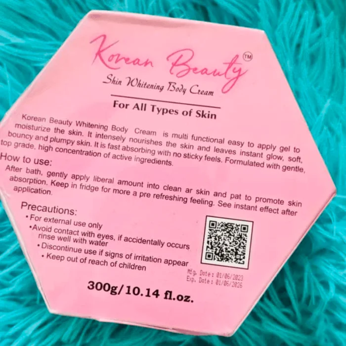 Korean Beauty Whitening Body Cream