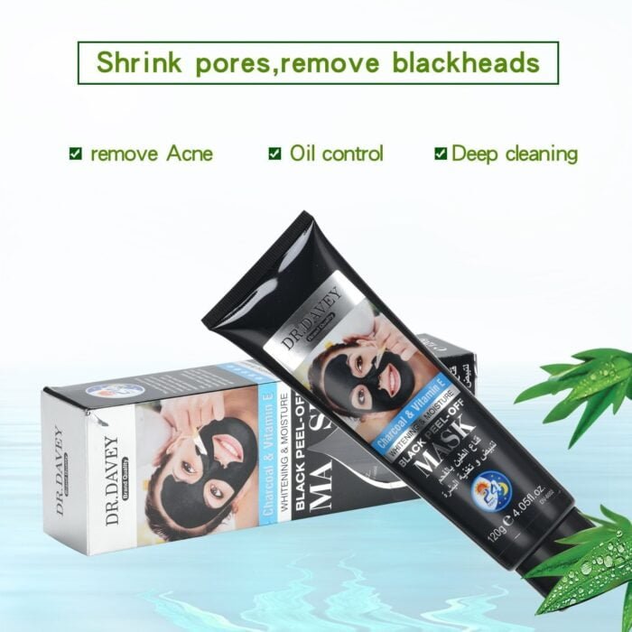 Dr. Davey Charcoal & Vitamin E Black Mask