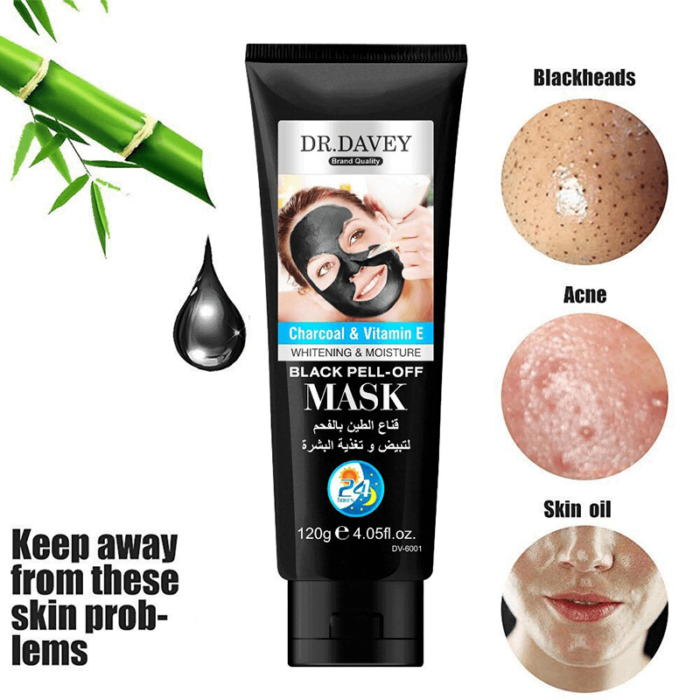 Dr. Davey Charcoal & Vitamin E Black Mask