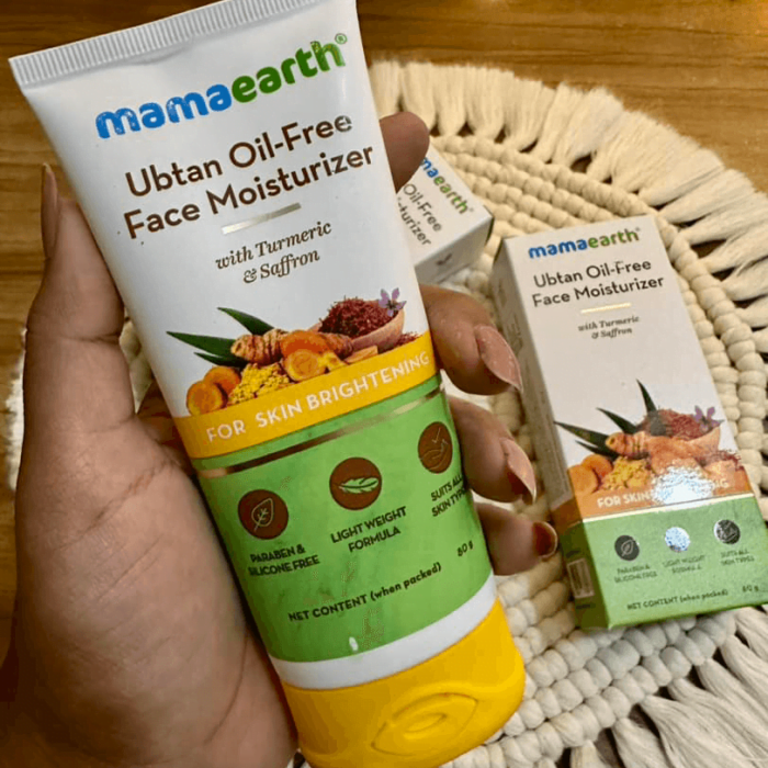 Mamaearth Ubtan Oil Free Face Moisturizer