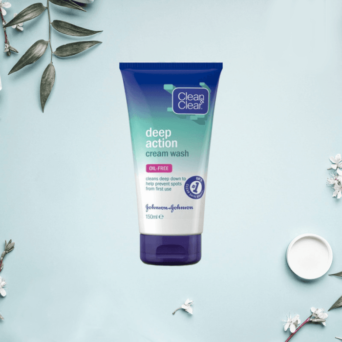 Clean & Clear Deep Action Cream Wash Clean & Clear Deep Action Cream Wash