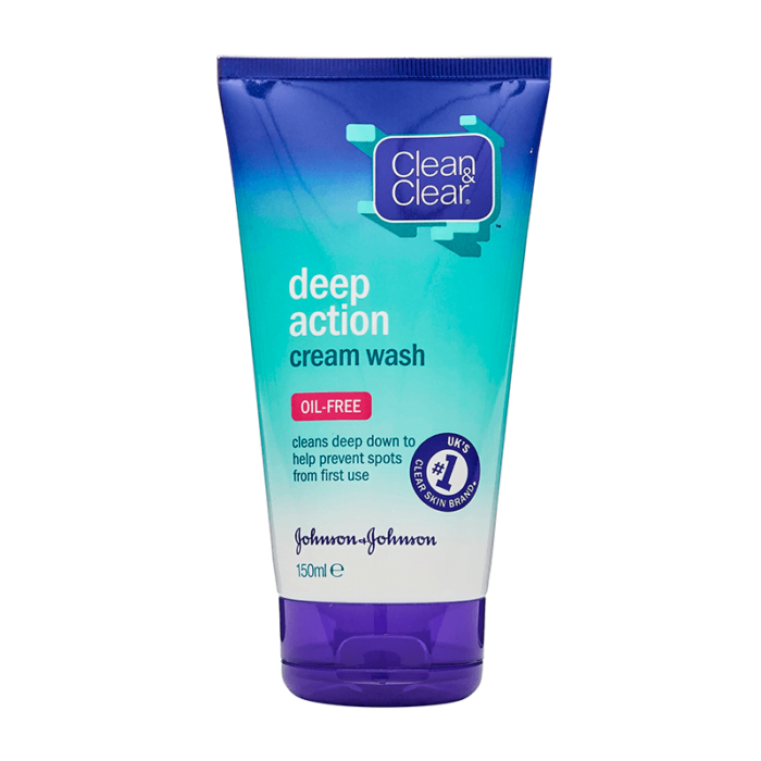 Clean & Clear Deep Action Cream Wash Clean & Clear Deep Action Cream Wash