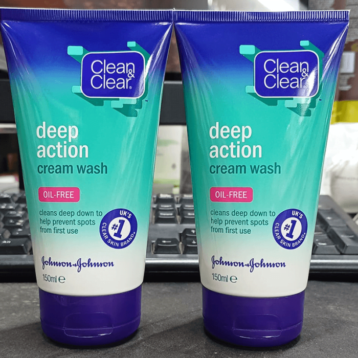 Clean & Clear Deep Action Cream Wash Clean & Clear Deep Action Cream Wash