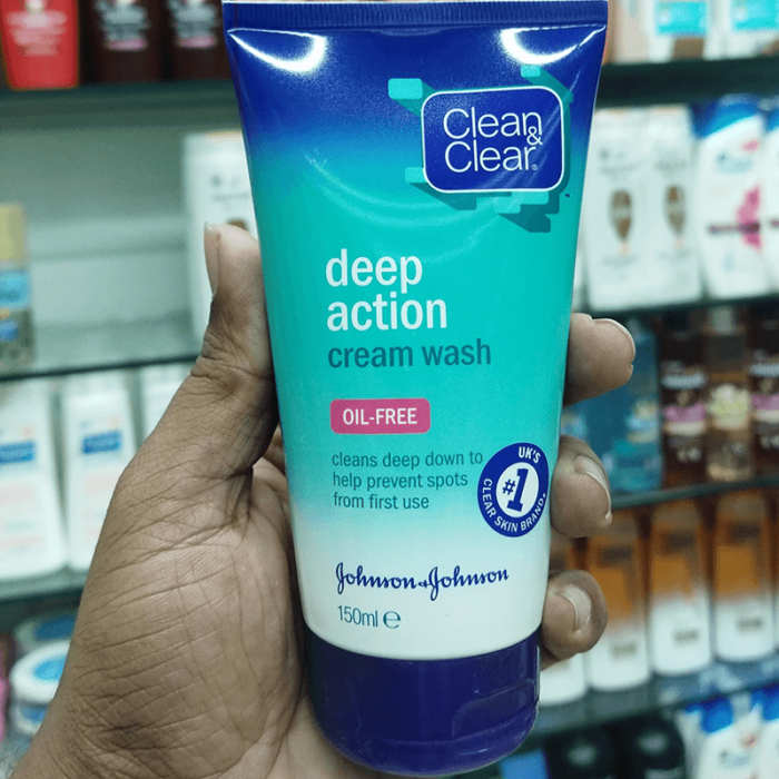 Clean & Clear Deep Action Cream Wash Clean & Clear Deep Action Cream Wash