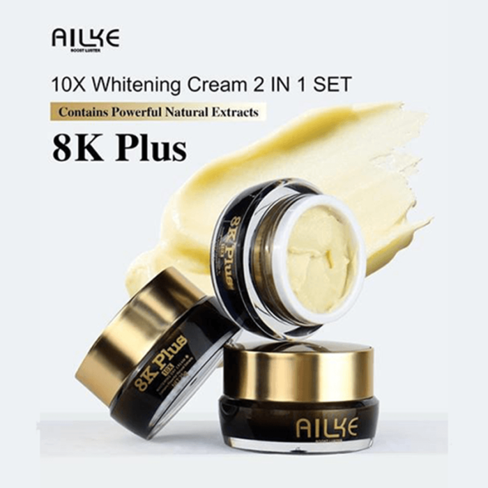 Ailke 8K Plus Whitening Cream 2 IN 1 Set Ailke 8K Plus Whitening Cream 2 IN 1 Set