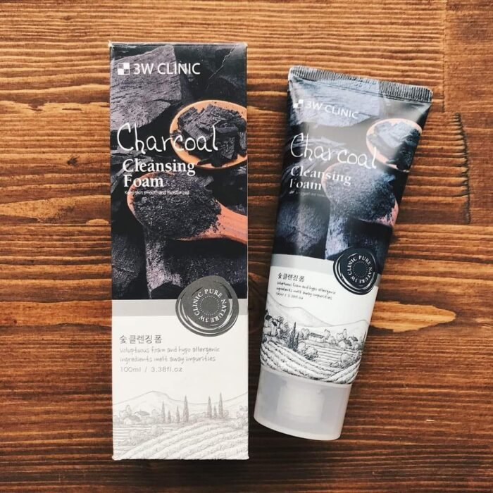 3w Clinic Charcoal Cleansing Foam