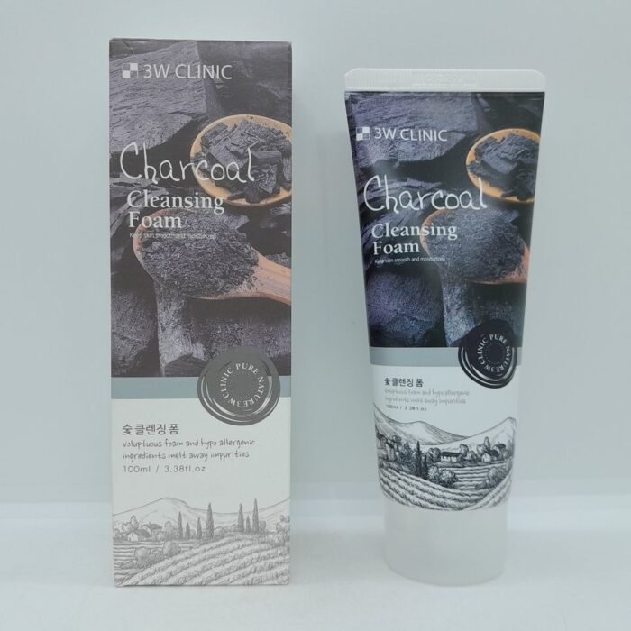 3w Clinic Charcoal Cleansing Foam