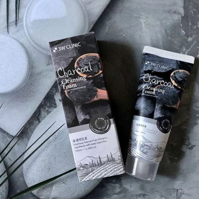 3w Clinic Charcoal Cleansing Foam