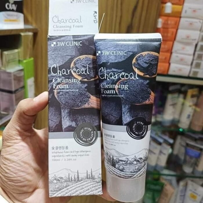 3w Clinic Charcoal Cleansing Foam