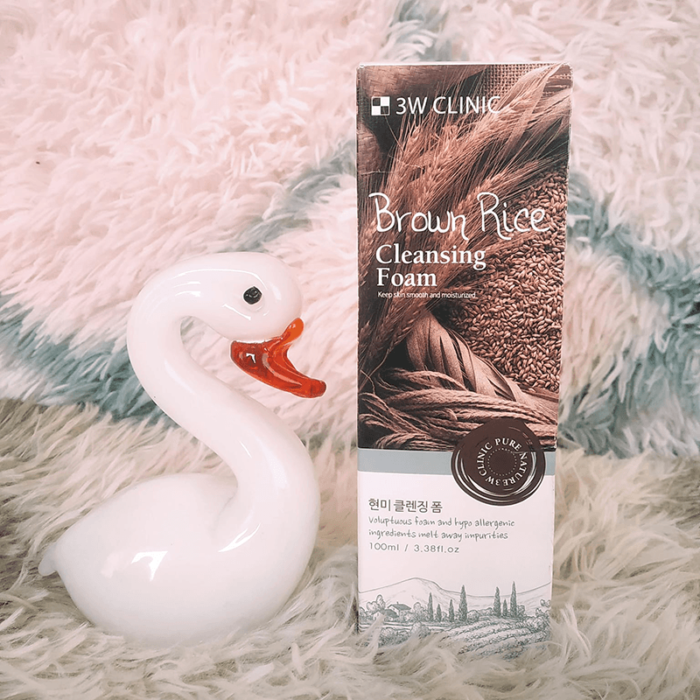 3W Clinic Brown Rice Foam Cleansing