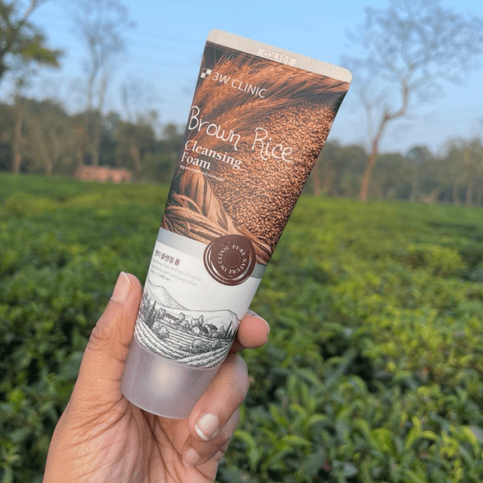 3W Clinic Brown Rice Foam Cleansing