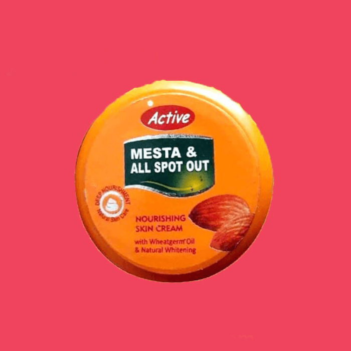 Active Mesta & All Spot Out Cream Active Mesta & All Spot Out Cream