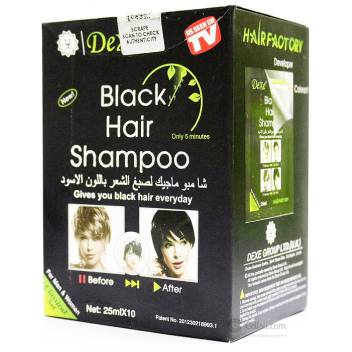 Dexe Black Hair Shampoo Dexe Black Hair Shampoo