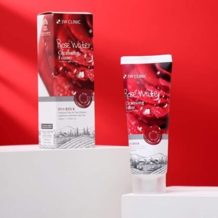 Rose Water Cleansing Foam Facewash