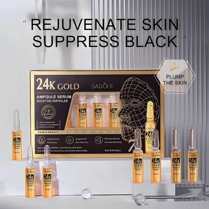 24K GOLD VC Injection Whitening & Brightening Serum