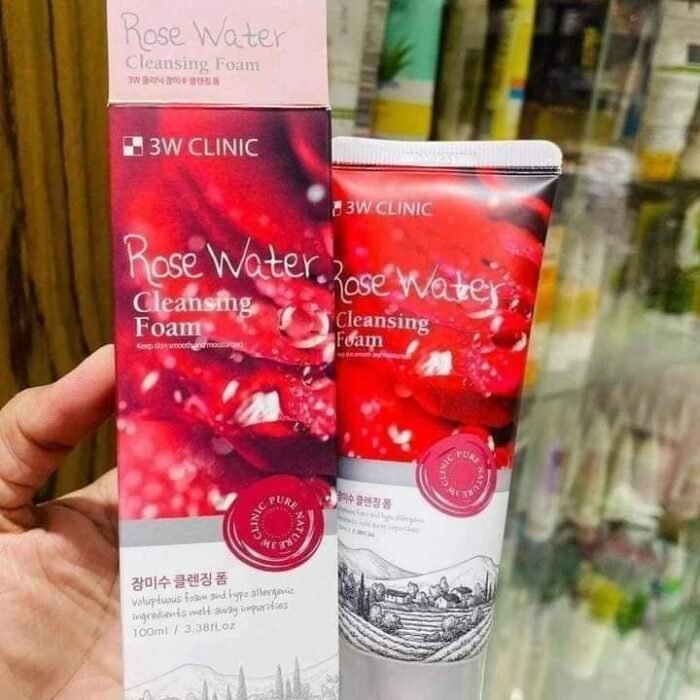 Rose Water Cleansing Foam Facewash Rose Water Cleansing Foam Facewash