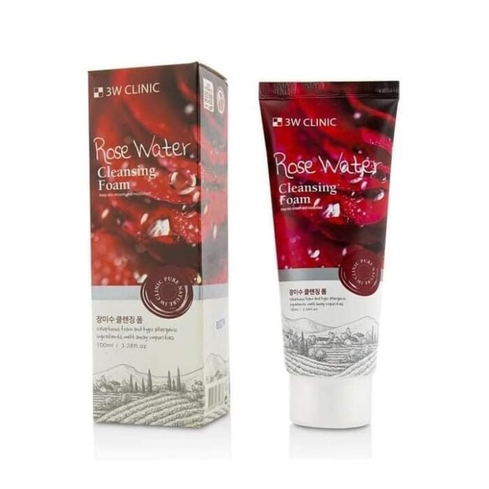 Rose Water Cleansing Foam Facewash Rose Water Cleansing Foam Facewash