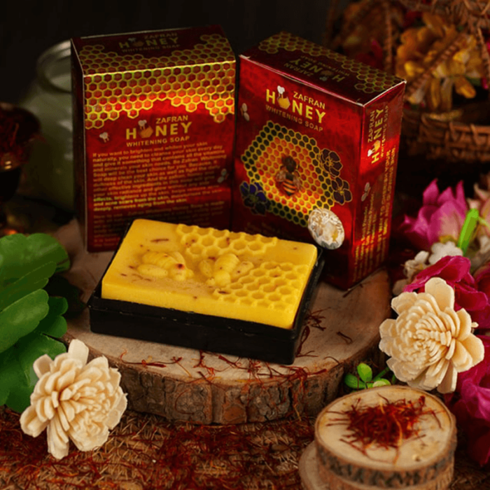 Zafran Honey Whitening Soap Zafran Honey Whitening Soap