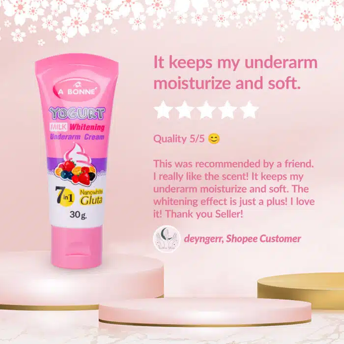 A BONNE YOGURT MILK Whitening Underarm Cream