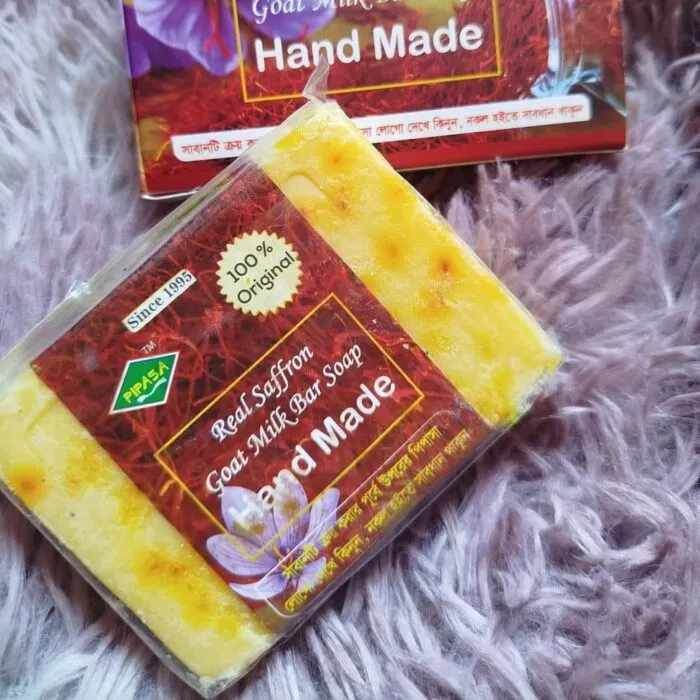 Real Saffron Goat Milk Bar Soap