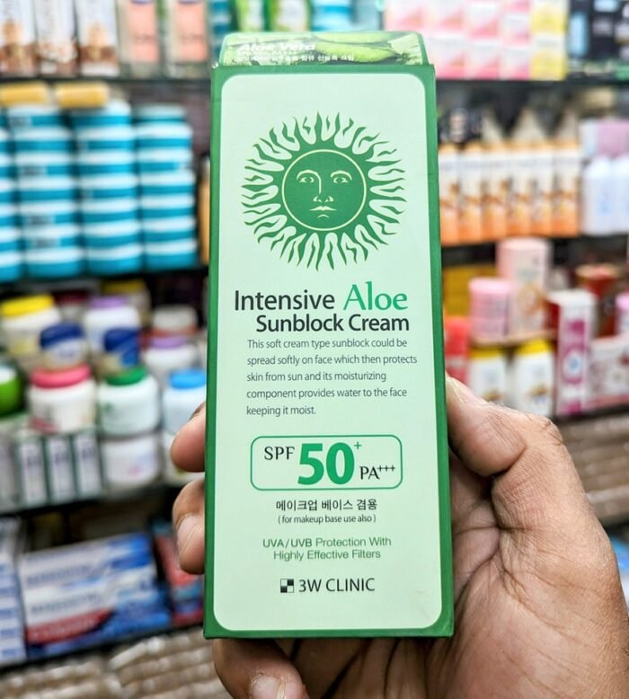 3W CLINIC Intensive Aloe Sunblock Cream