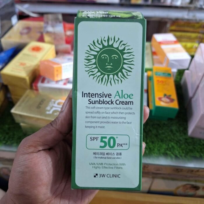 3W CLINIC Intensive Aloe Sunblock Cream