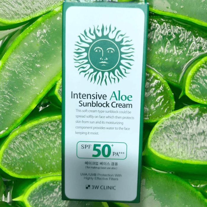 3W CLINIC Intensive Aloe Sunblock Cream