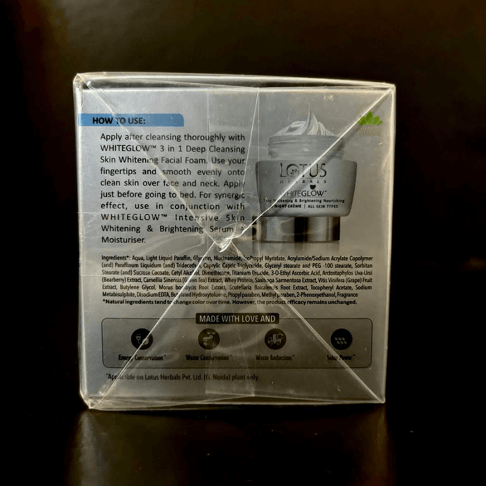Lotus Hearbals White Glow Nighrt Cream