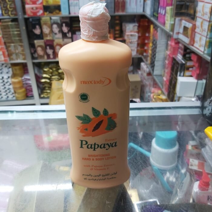 Max Lady Papaya Brightening Hand and Body Lotion - Image 4
