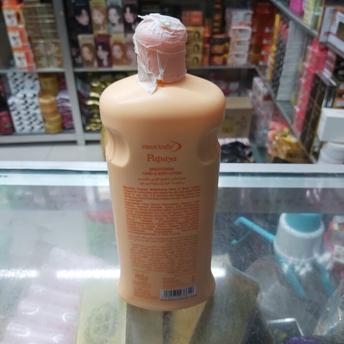 Max Lady Papaya Brightening Hand and Body Lotion - Image 5
