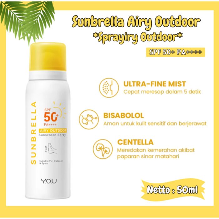 Y.O.U Sunbrella Airy Outdoor Sunscreen Spray SPF 50+