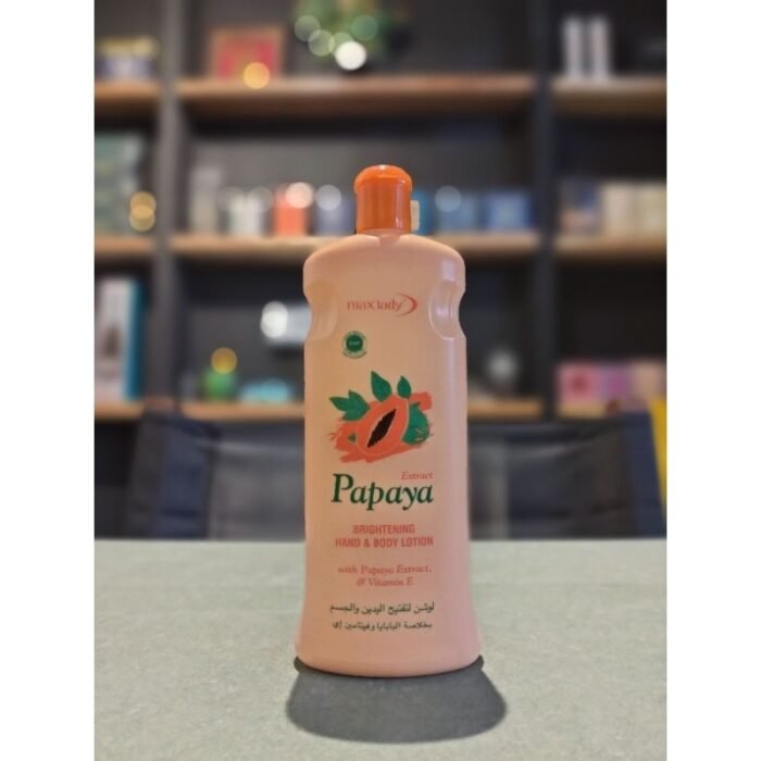 Max Lady Papaya Brightening Hand and Body Lotion - Image 3