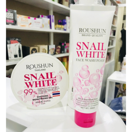 Roushun Snail White Face Wash Foam