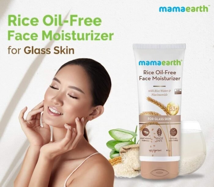 Mamaearth Rice Oil Free Moisturiser Mamaearth Rice Oil Free Moisturiser