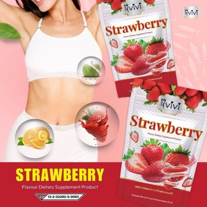 ViVi Strawberry Flavour Dietary Supplement ViVi Strawberry Flavour Dietary Supplement