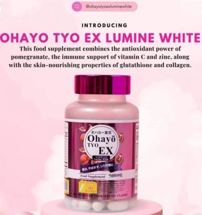 Ohayo Tyo EX Lumine White Food Supplement Ohayo Tyo EX Lumine White Food Supplement